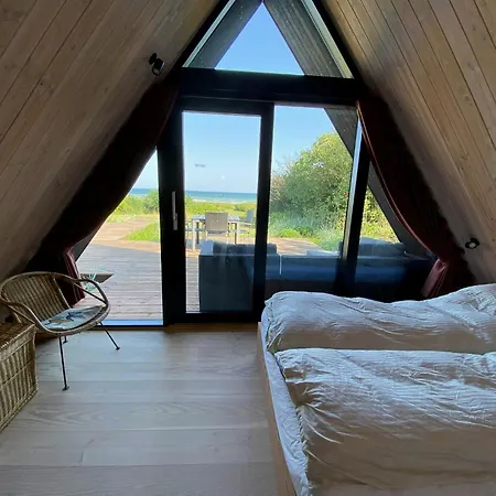 Дом отдыха Architect-Designed A-House By Saksild Beach *