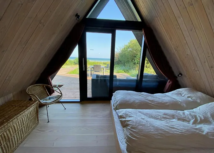 Дом отдыха Architect-Designed A-House By Saksild Beach *