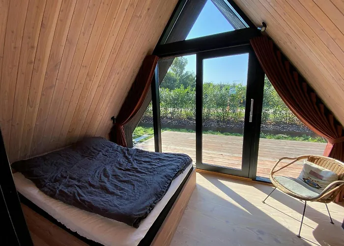 펜션 Architect-Designed A-House By Saksild Beach 오더